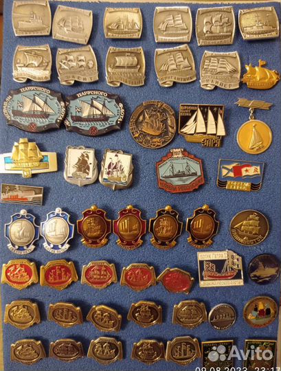 Знаки и значки СССР флот