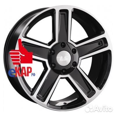 LS 8x17/6x139,7 ET38 D100,1 1296 BKF (конус, Колп