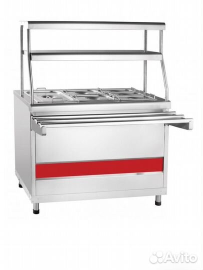 Прилавок для холодных закусок.Мармит