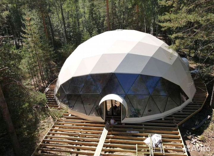 Шатер купольный для мероприятий диаметр 20м