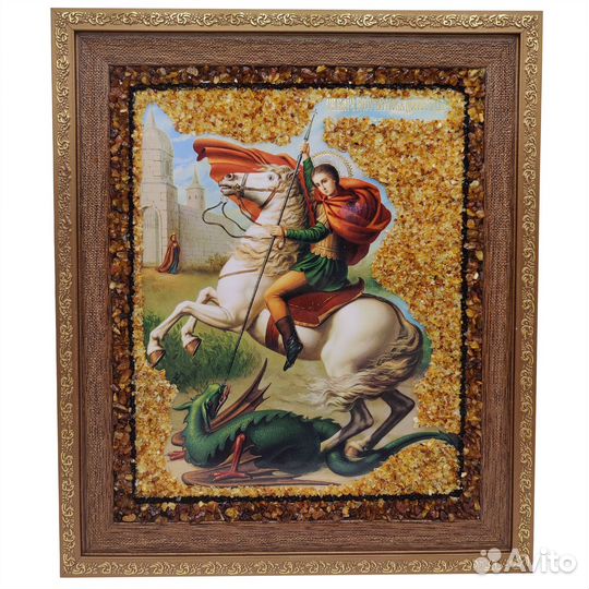 Иконы из янтаря