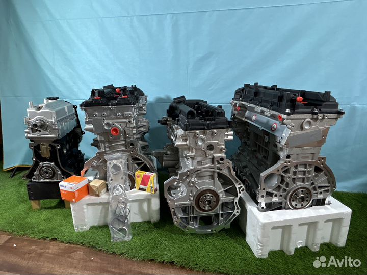 Двигатель новый (мотор) на Hyundai Solaris 1.6