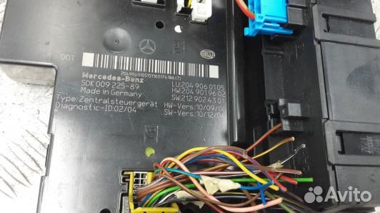 Блок комфорта mercedes benz C-class W204 (2NN06M301)