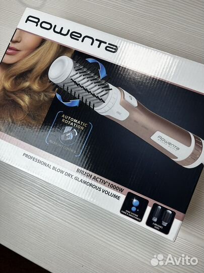Щетка-фен Rowenta brush activ