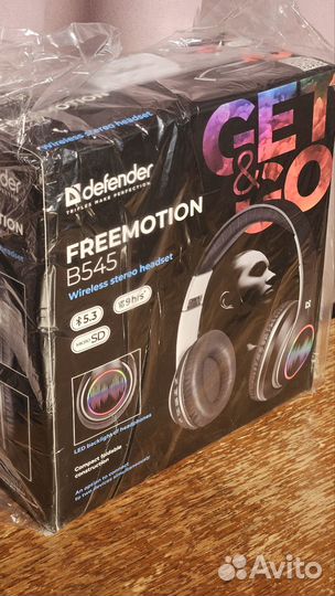 Гарнитура, MP3-плеер, FM Defender FreeMotion B545