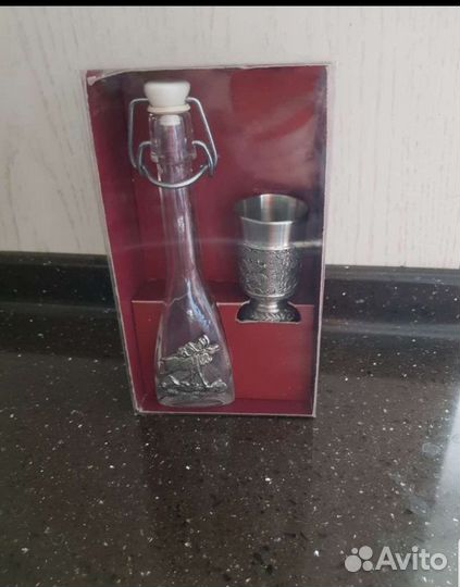 Графин стопка олово Германия SKS Zin 95