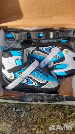 Коньки ролики 2 в 1