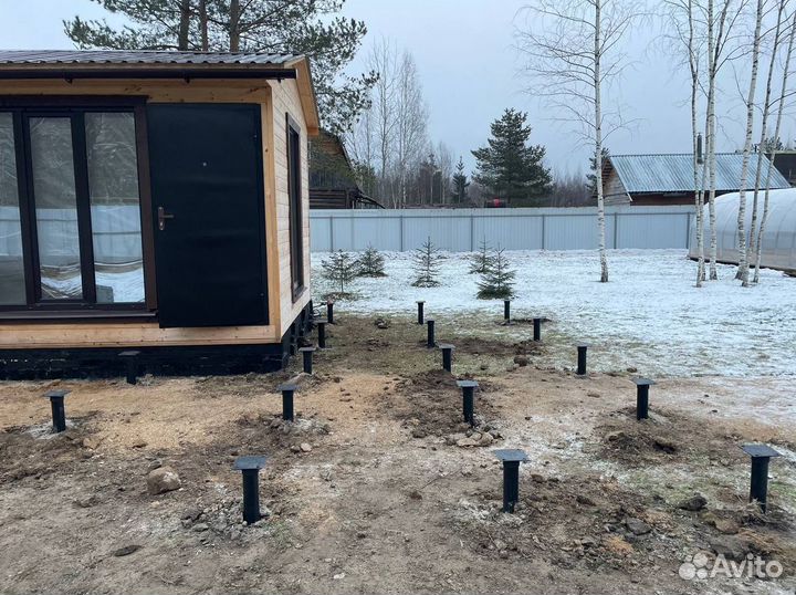 Винтовые сваи под ключ