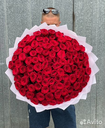 Розы 101 штук