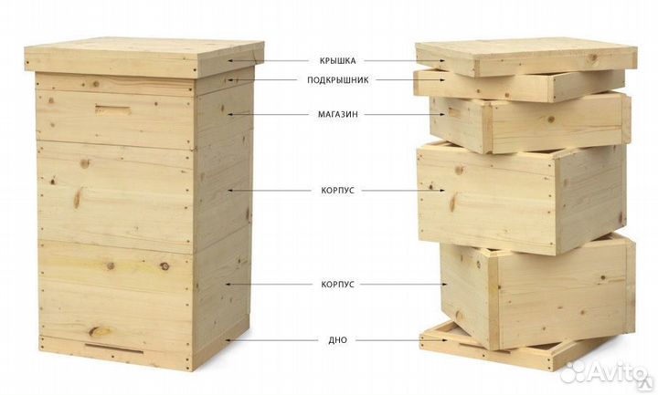 Улей пчелиный Дадан Рут