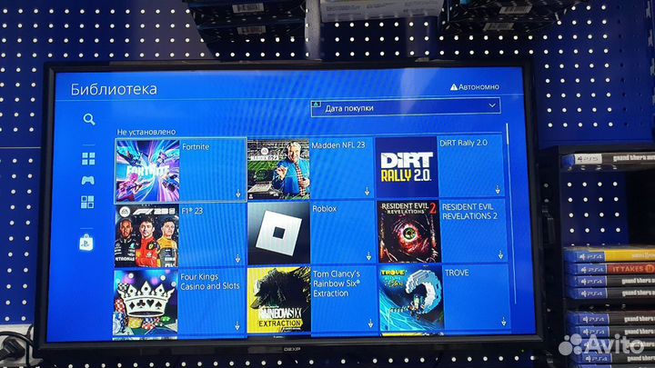 Sony PS 4 Fat + куча игр