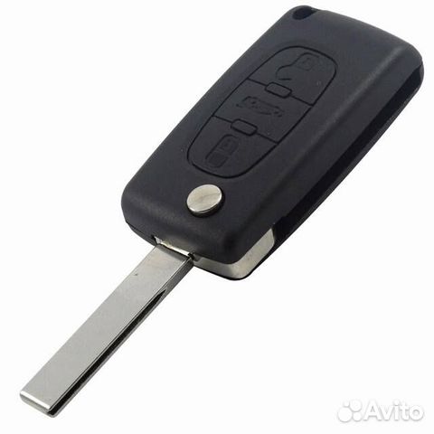 �Ключ зажигания Peugeot Citroen с чипом