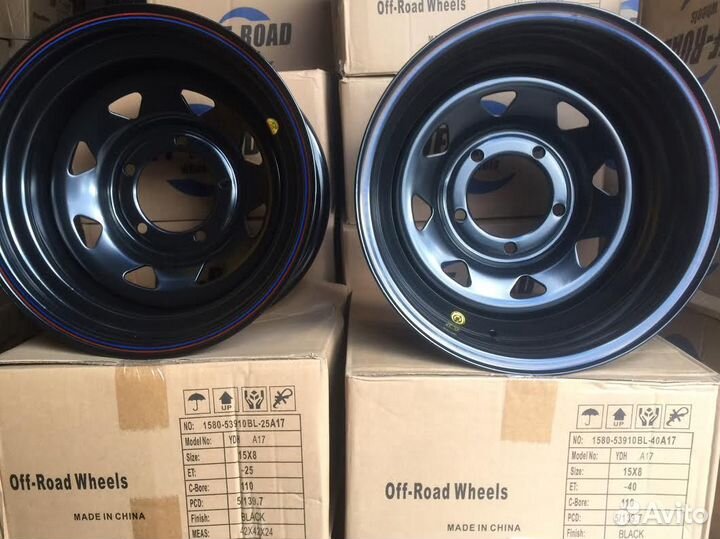 Стальные диски Off-road-wheels 15 дюймов
