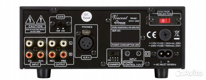 Гибридный усилитель для наушников Vincent KHV-200