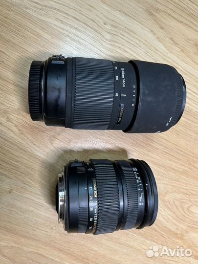 Объективы Sigma DC 70-300, Sigma DC 17-70