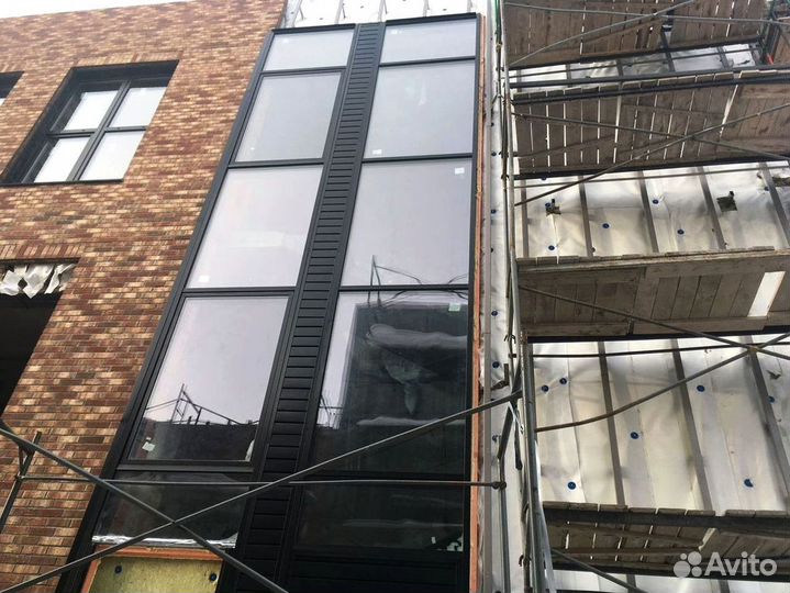 Алюминиевые окна, витражи