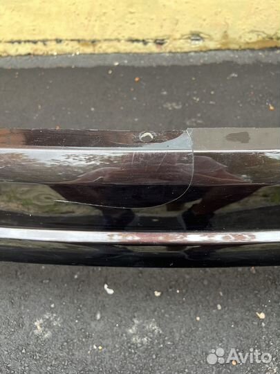 Бампер задний largus коричневый