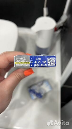 Линзы acuvue oasys astigmatism