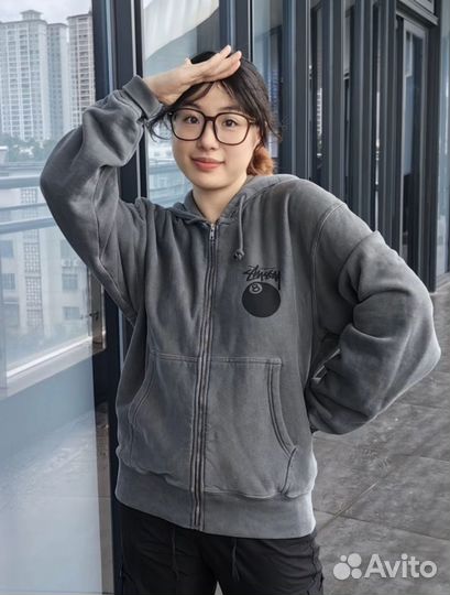 Зип худи Stussy оригинал