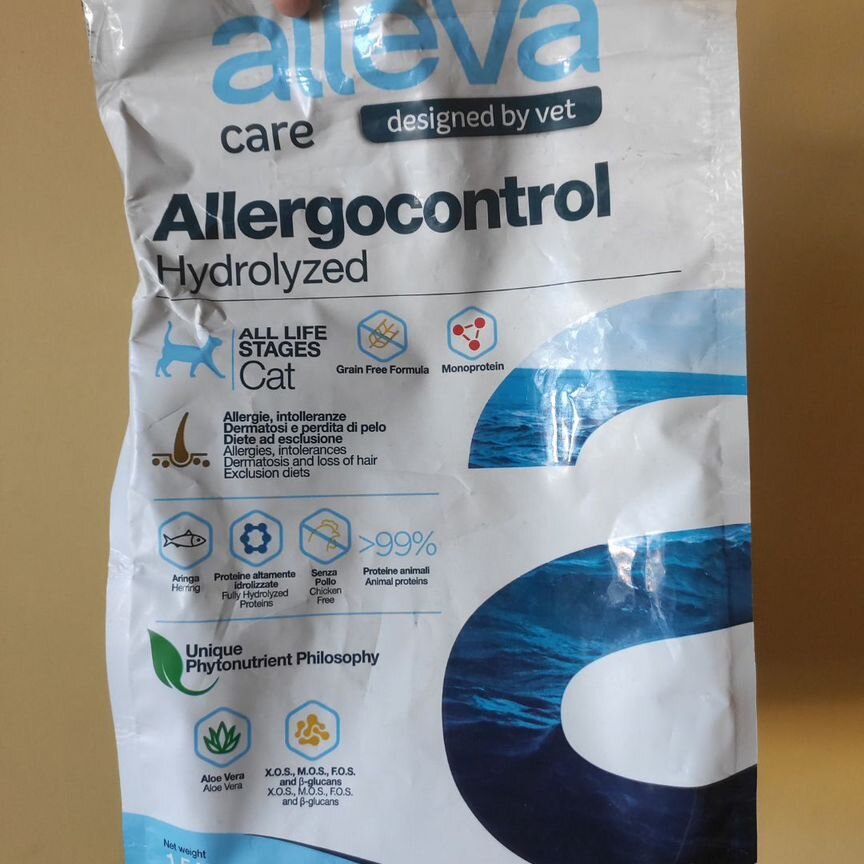 Корм Alleva allergocontrol для кошек