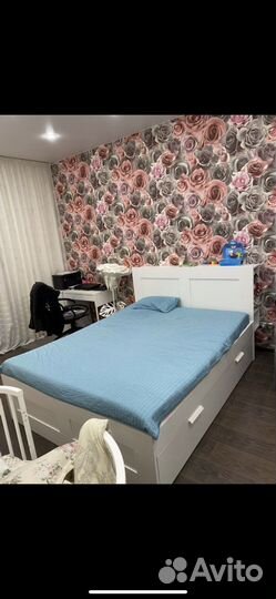 Кровать двуспальная Икеа Брименс