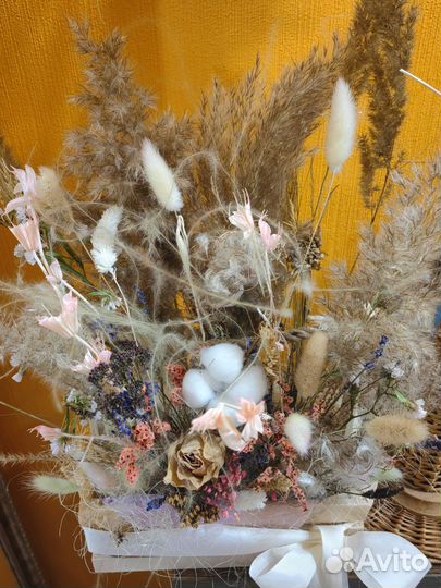 Цветочная композиция Сухоцветов