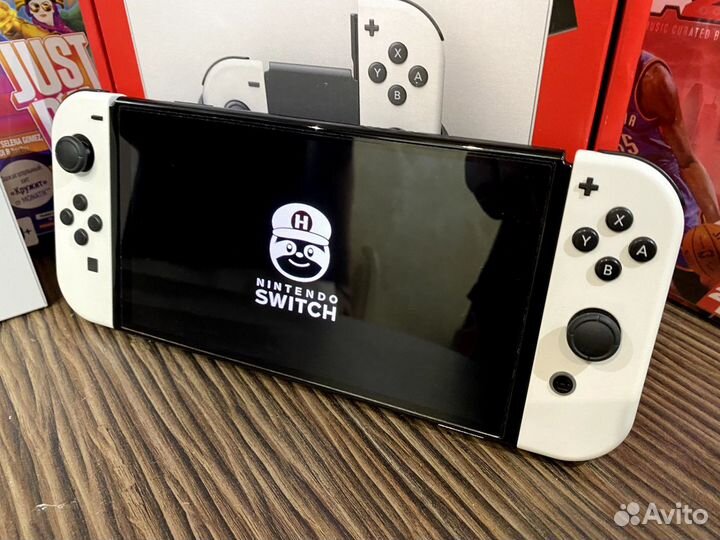 Nintendo switch oled прошитая + 256gb