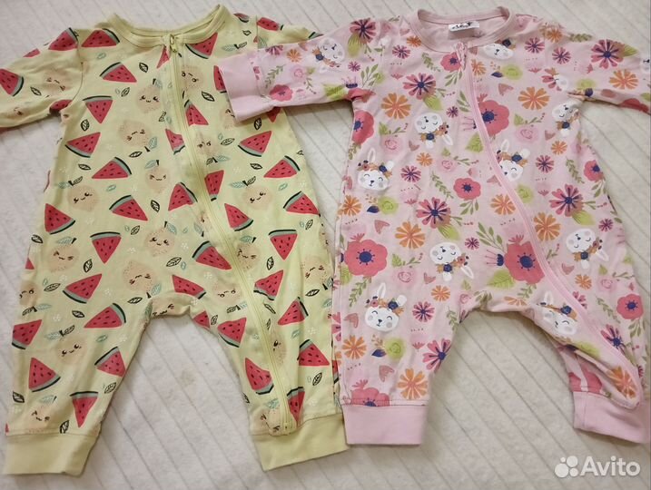 Детские вещи 56 62 на девочку пакет клробка