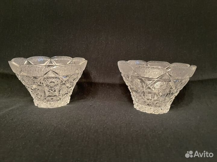 Ваза для фруктов конфет салатник хрусталь