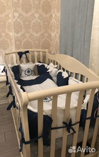 Детская кровать (Можга) массив от 0 до 5 лет