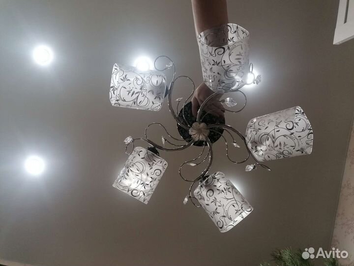 Люстра потолочная бу