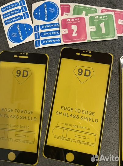 Чехол и защитные стекла на iPhone 7/8 plus