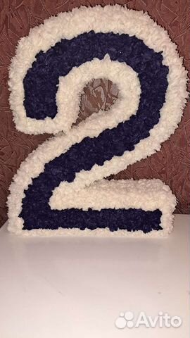 Цифра 2 на день рождения