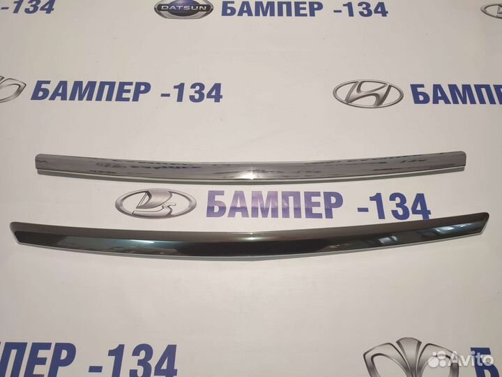 Молдинг капота priora хром