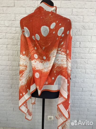 Шарф палантин женский кашемир шелк