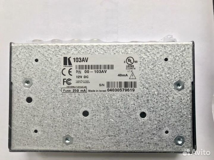 Kramer Tools 103AV 1:3 Audio-Stereo/Video DA