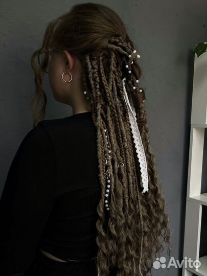 Афрокосы, де дреды/косы/микс, дредокудри