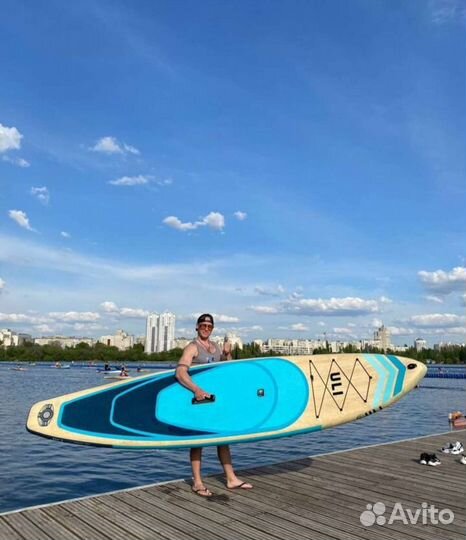 Сапборд трехслойный sup board сап доска Uli 365
