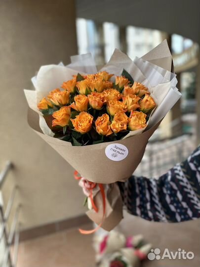 Розы 25 штук