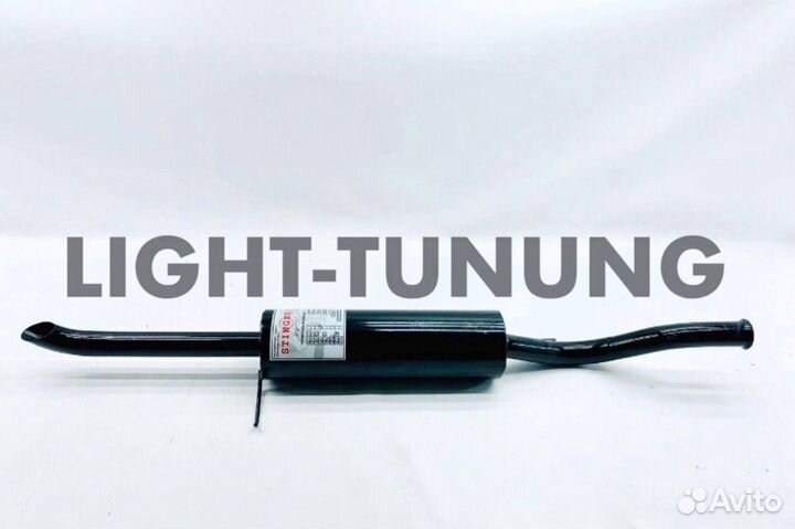 Глушитель Стингер на ваз 2115 штатная установка