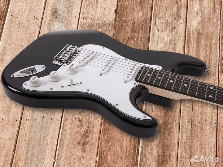 Электрогитара Homage HEG310 Stratocaster SSS Black