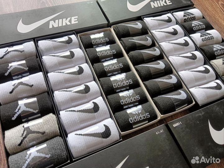 Носки Nike Lacoste Adidas Fila