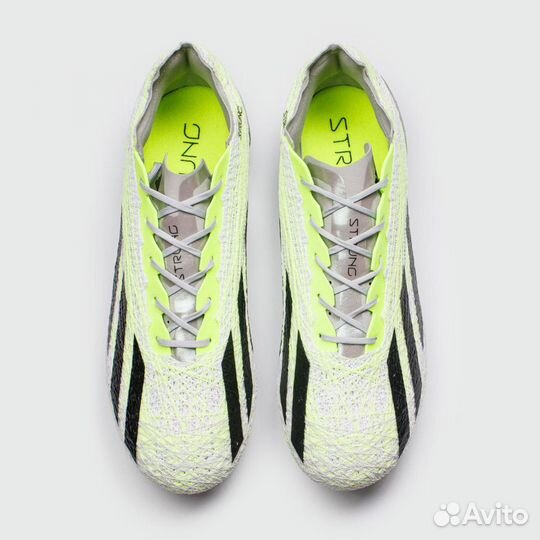 Бутсы Adidas X Crazyfast Strung+ FG Grey Green