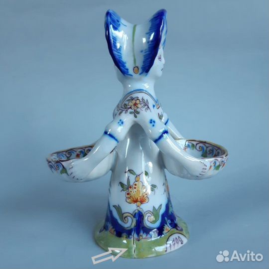 Антикварная солонка Rouen