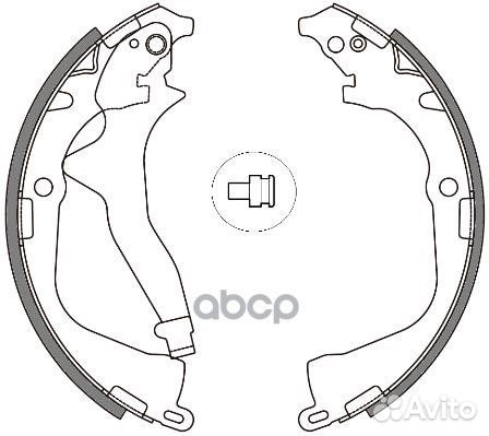 4648.00 колодки барабанные з. VW Amarok 2.0TDI