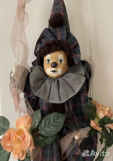 Клоун винтажный большой (60 см)
