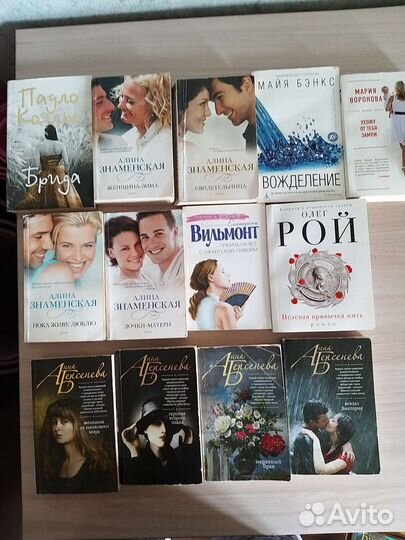 Книги Берсенева, Знаменская, Коэльо, Рой, Вильмонт