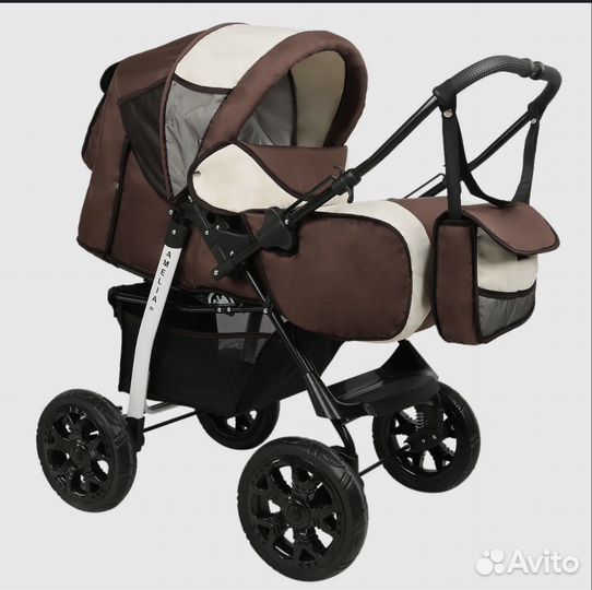 Коляска-трансформер с люлькой-переноской
