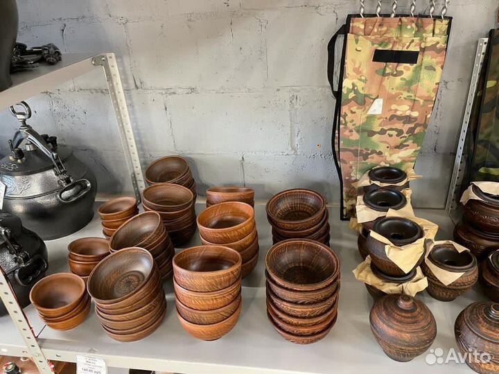 Пиала из красной глины