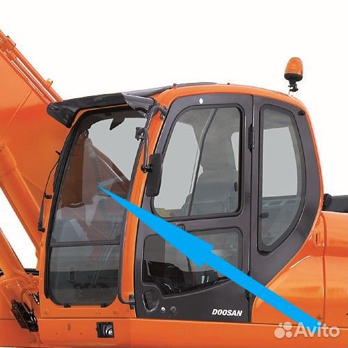 Doosan 225/250/260 lca Стекло лобовое верхнее